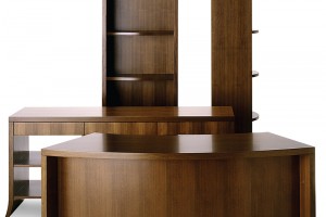 Walnut cabinetry Louise Series Durante Furniture